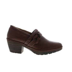 Chic Brown Leather Ankle Booties